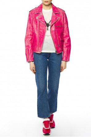 Leather biker jacket, zdjęcie 2 Leather biker jacket od Golden Goose